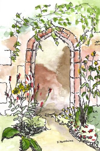 Sudeley Castle, 4x6 Watercolor, SOLD