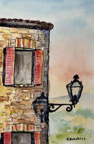 Studio Watercolor, 4x6 Watercolor, $50