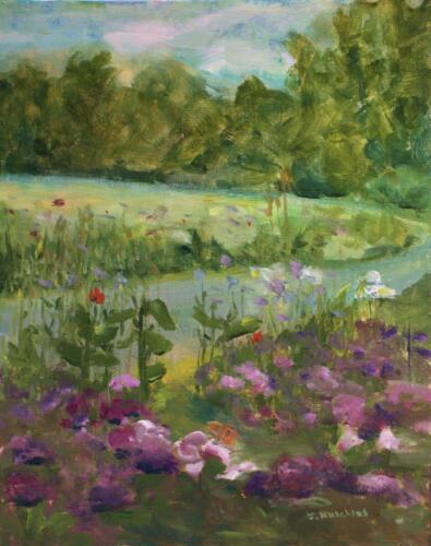 Wildflower Wonder, 8x10, acrylic on artist board, $200